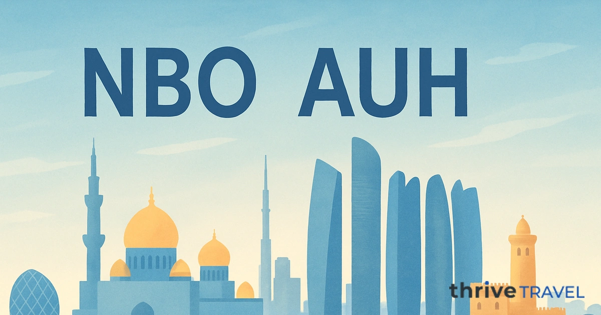 Nairobi to Abu Dhabi