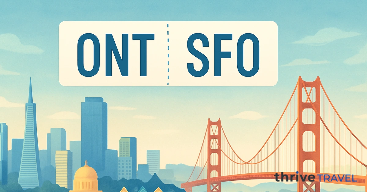 Ontario to San Francisco