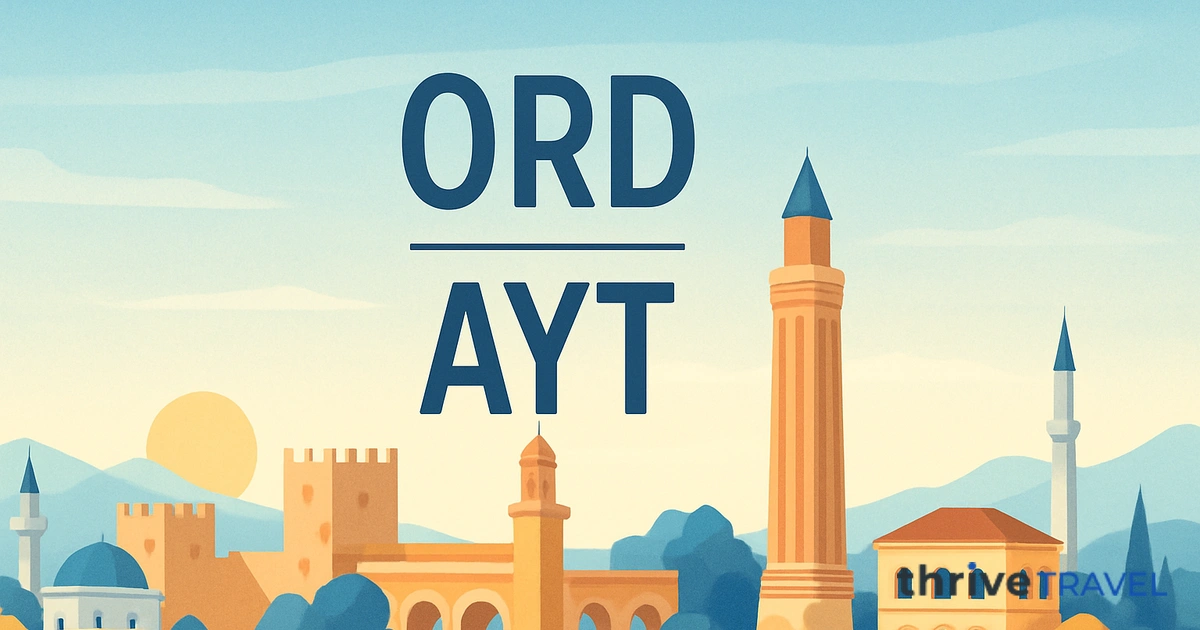 Chicago to Antalya