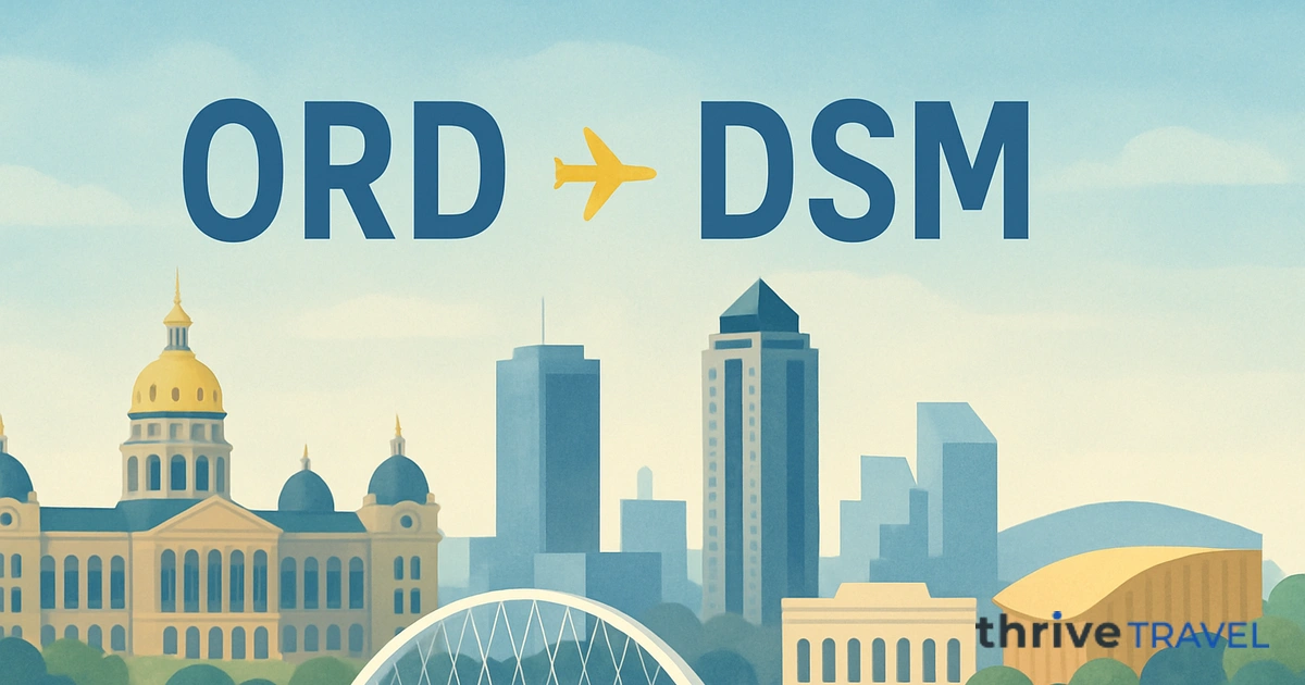 Chicago to Des Moines