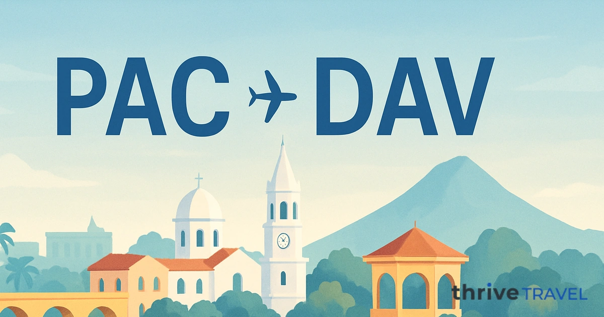 Panama City to David