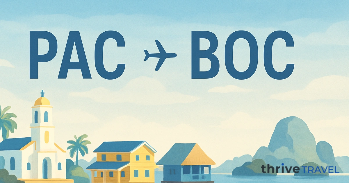 Panama City to Bocas del Toro