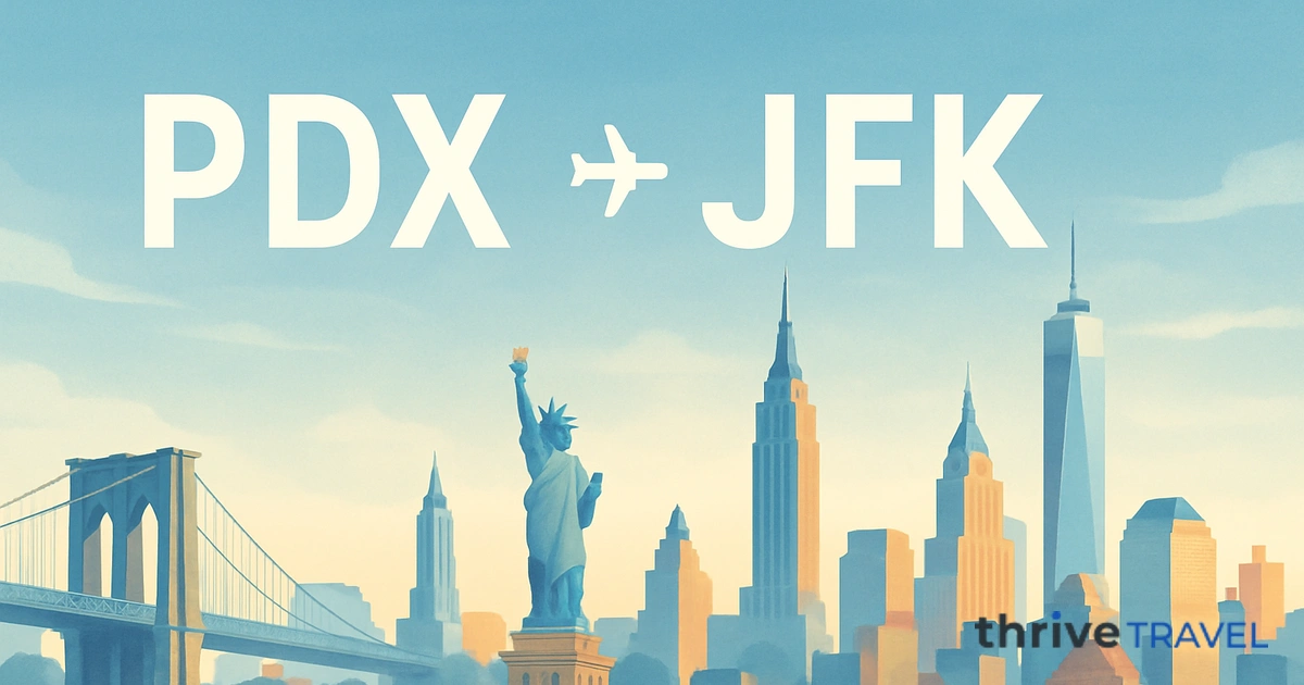 Portland to New York