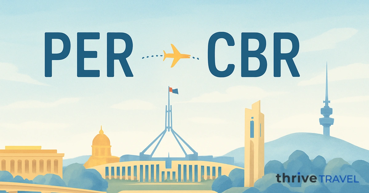 Perth to Canberra