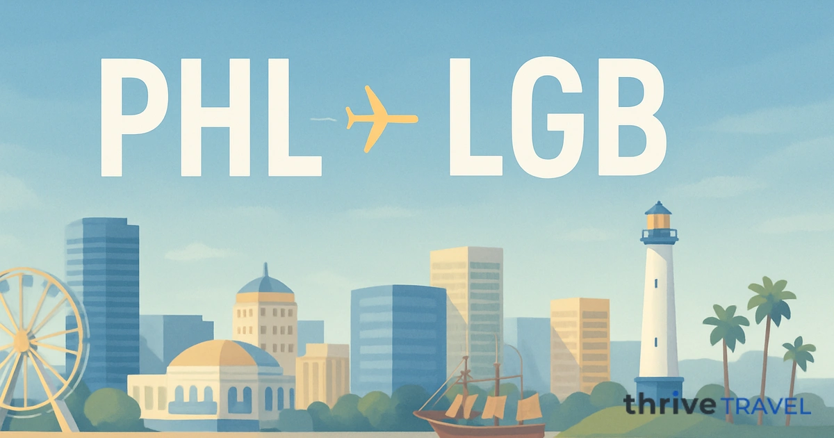 Philadelphia to Long Beach