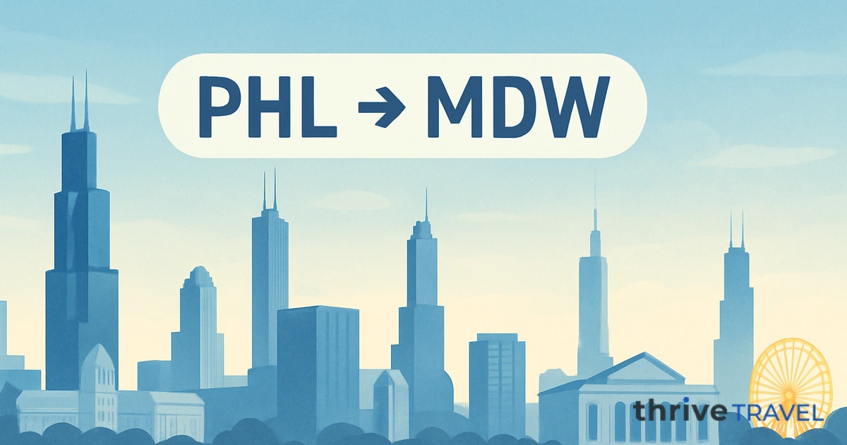 Philadelphia to Chicago