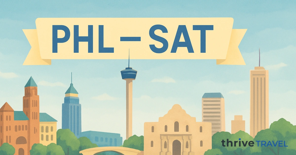 Philadelphia to San Antonio