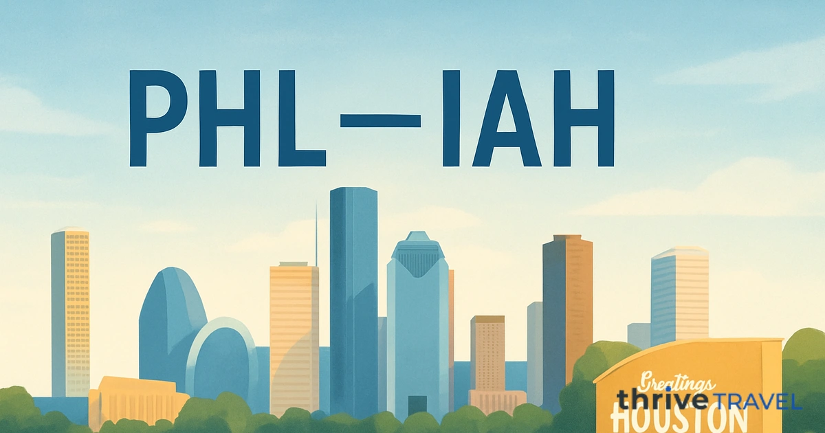 Philadelphia to Houston