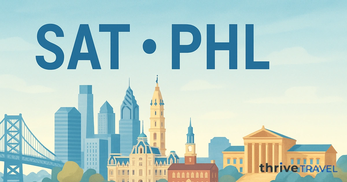 San Antonio to Philadelphia