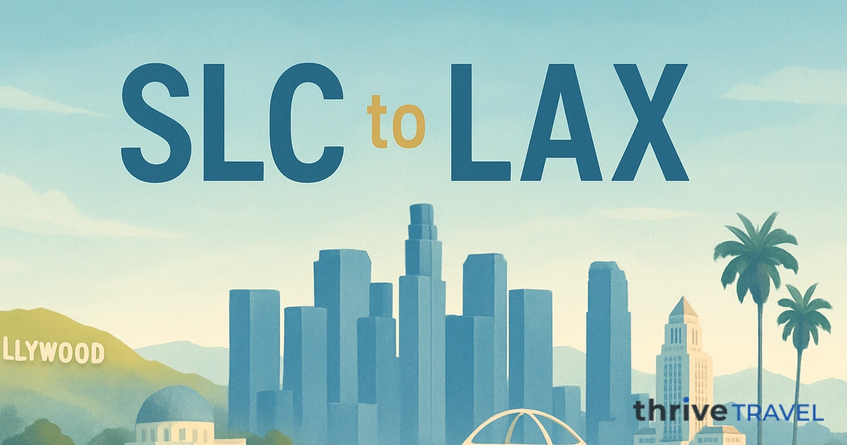 Salt Lake City to Los Angeles