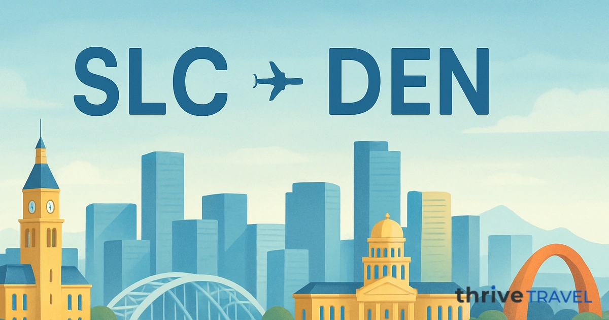 Salt Lake City to Denver