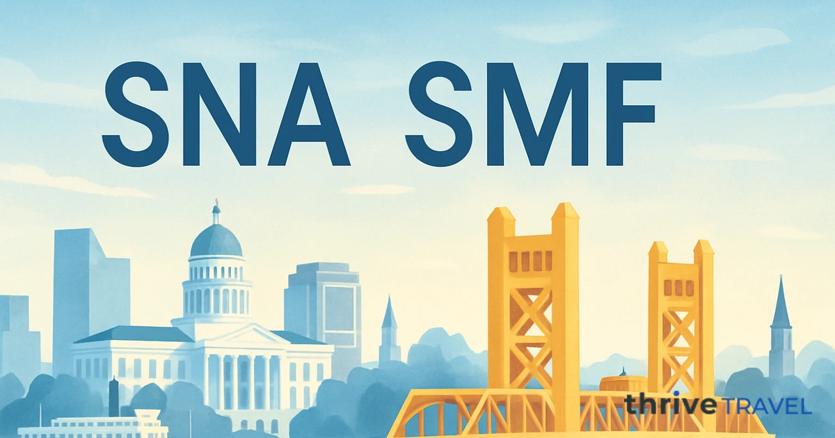 Santa Ana to Sacramento