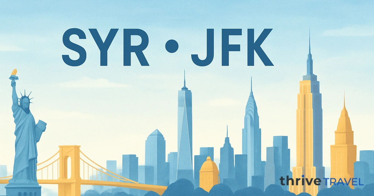 Syracuse to New York City