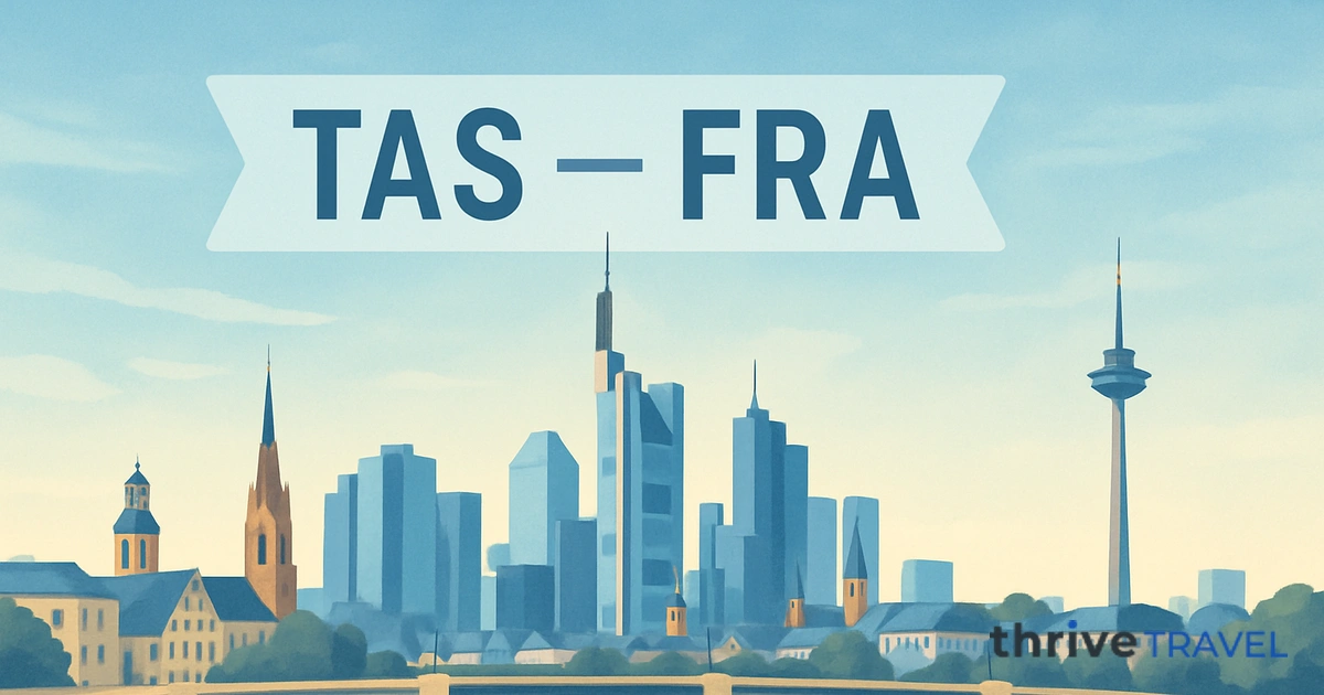 Tashkent to Frankfurt