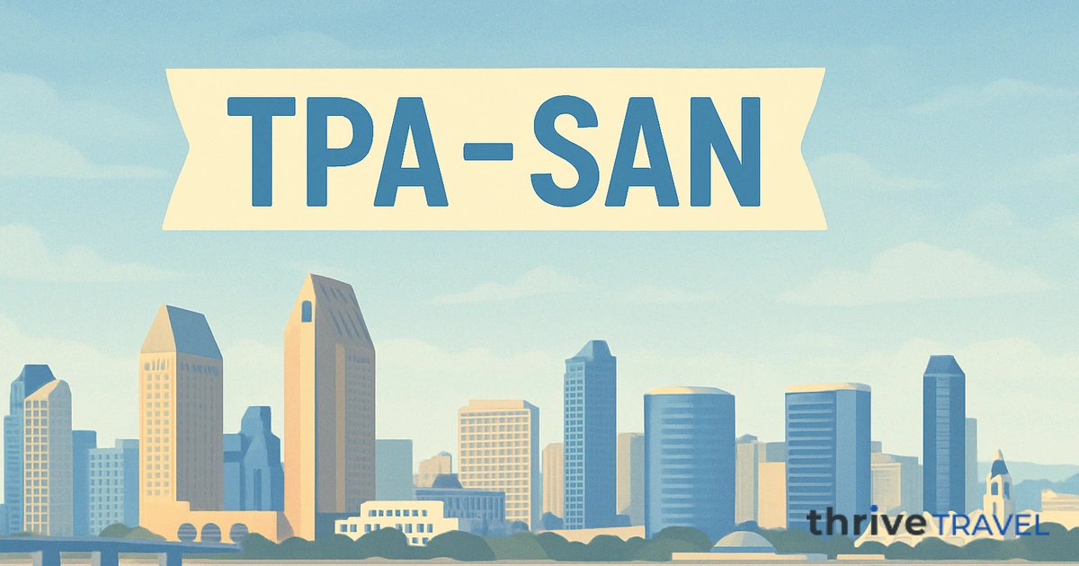Tampa to San Diego