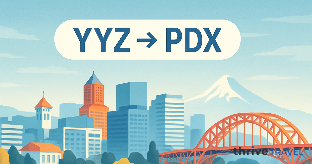Toronto to Portland