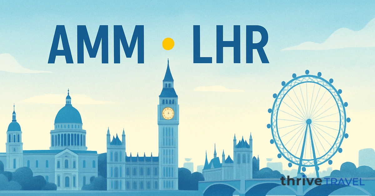 Amman to London