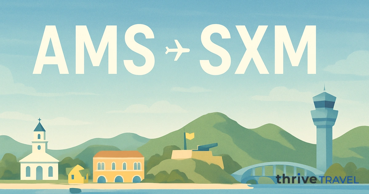 Amsterdam to Sint Maarten