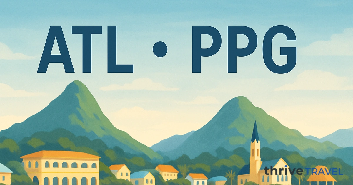 Atlanta to Pago Pago