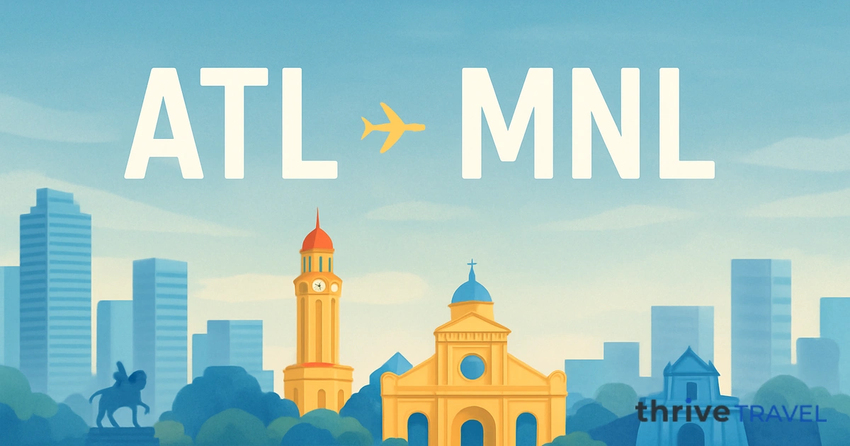 Atlanta to Manila