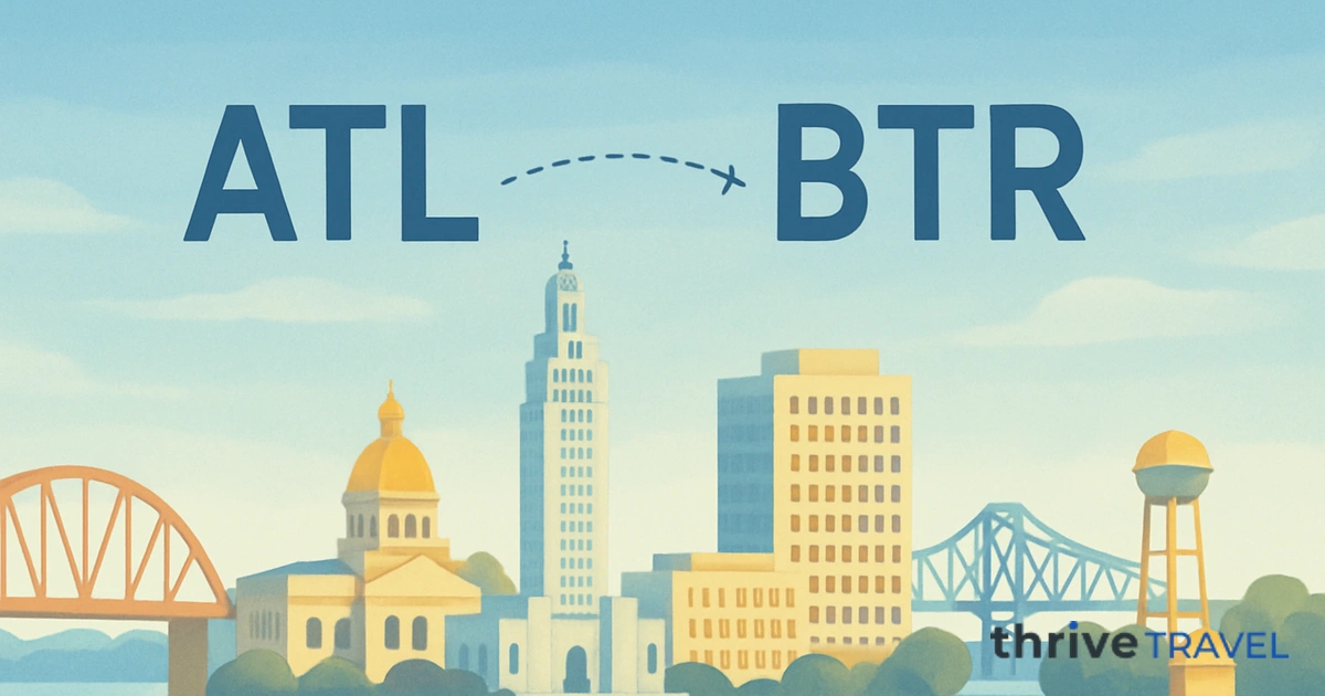 Atlanta to Baton Rouge