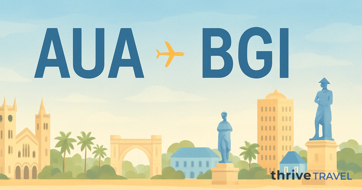 Aruba to Barbados
