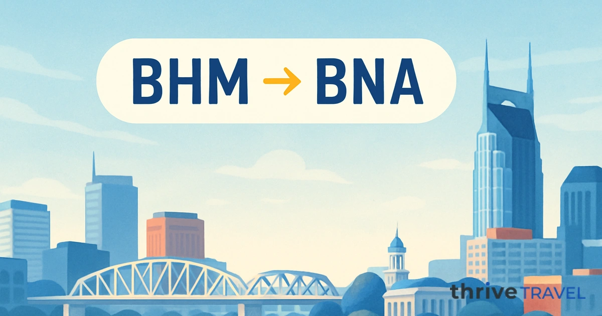 Birmingham to Nashville