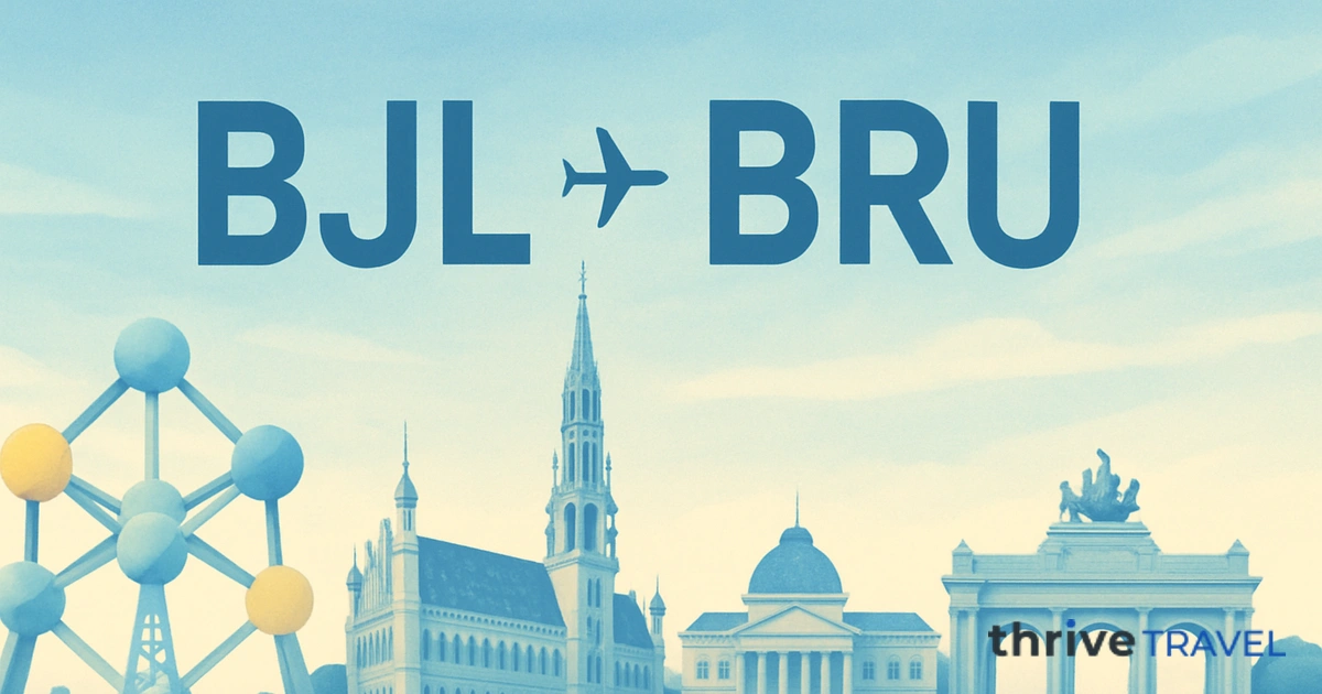 Banjul to Brussels