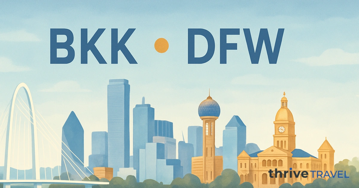Bangkok to Dallas
