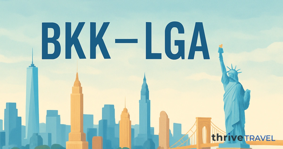 Bangkok to New York