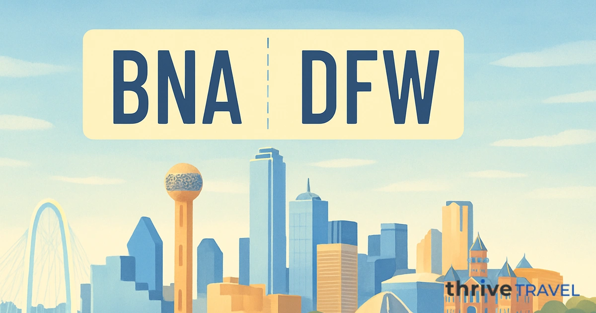 Nashville to Dallas