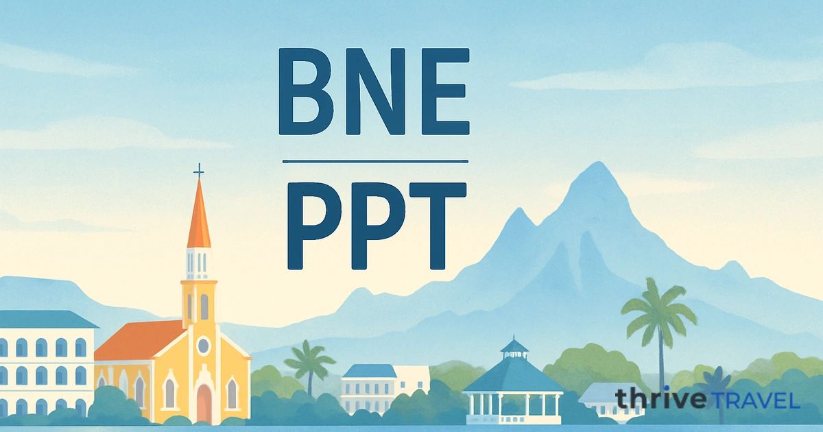 Brisbane to Papeete