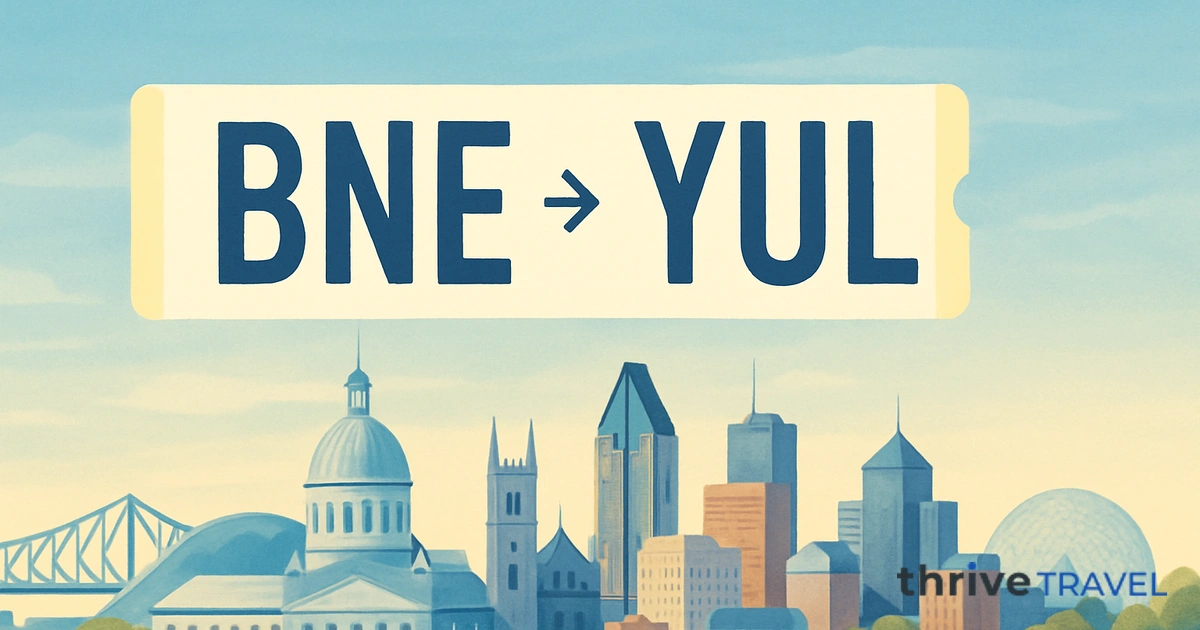 Brisbane to Montreal