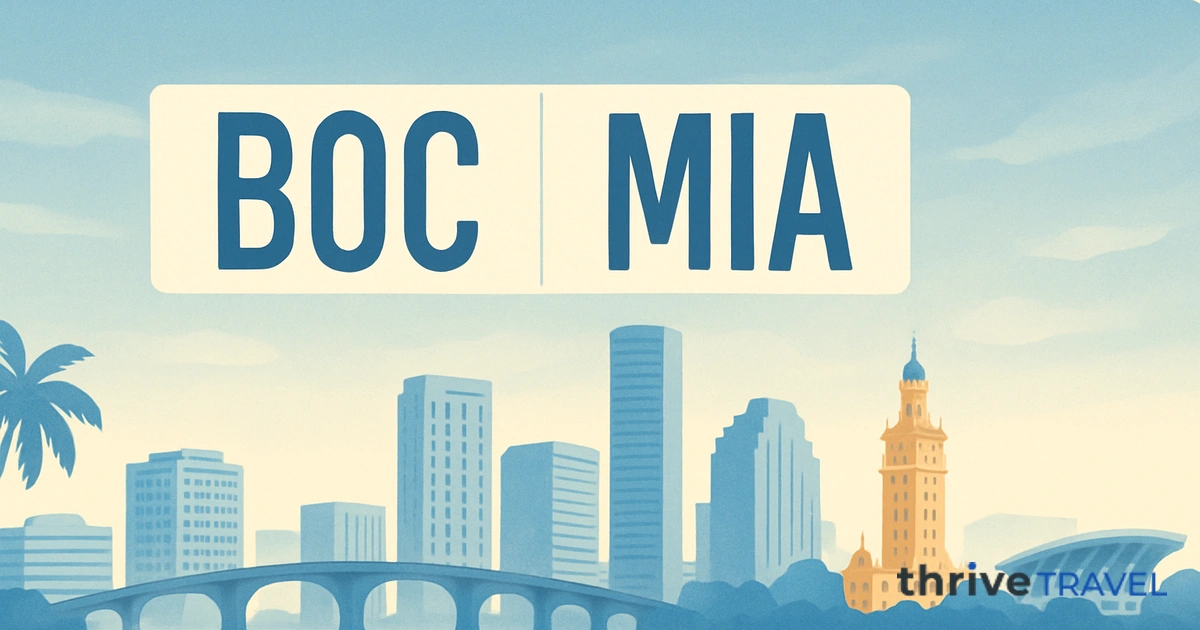 Boca Raton to Miami