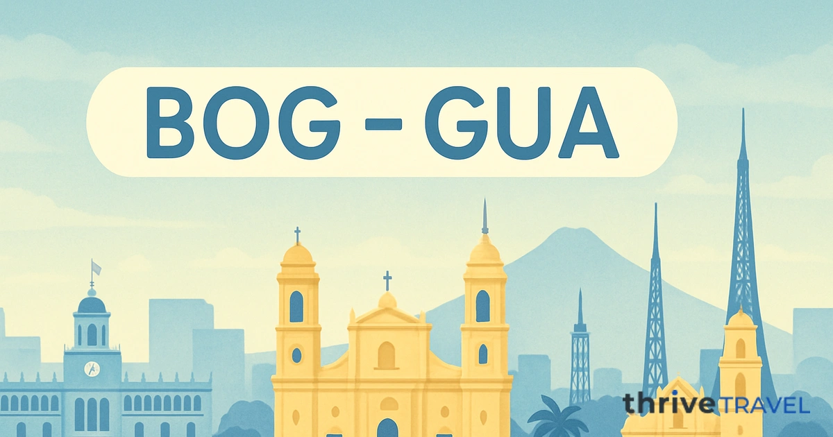 Bogotá to Guatemala City