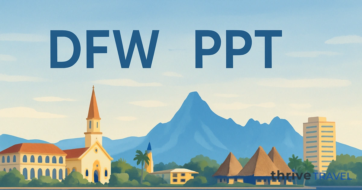 Dallas to Papeete