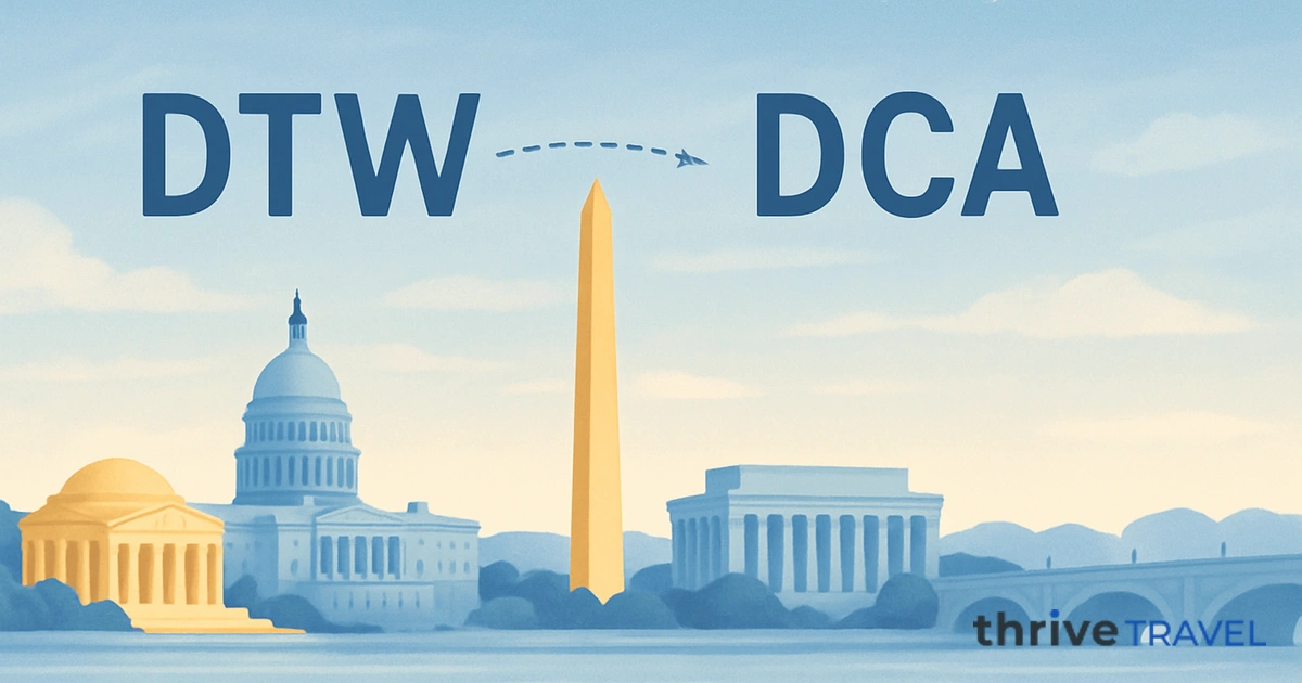 Detroit to Washington