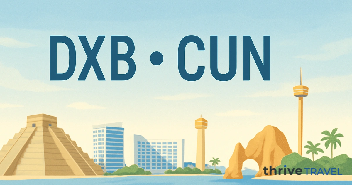 Dubai to Cancun