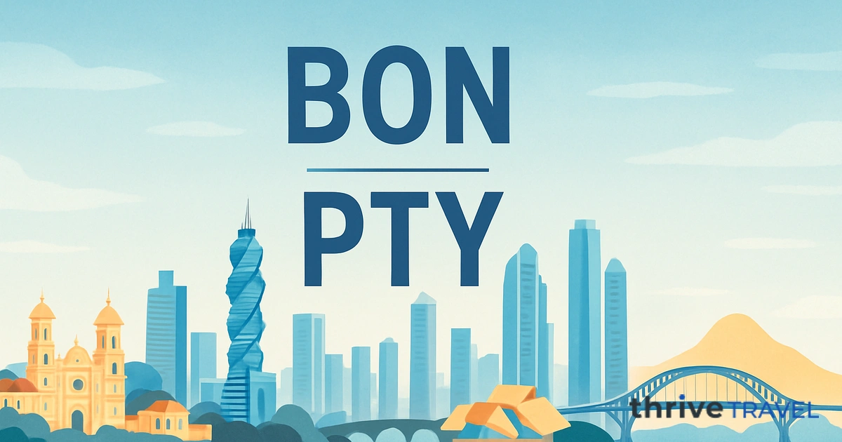 Bonaire to Panama City