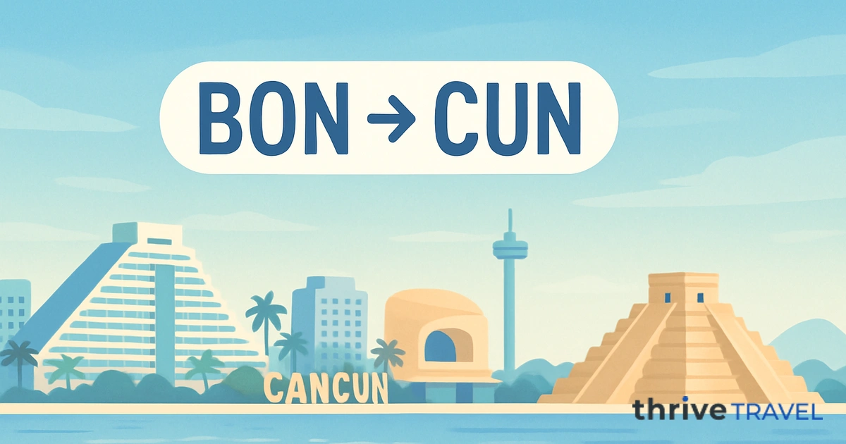 Bonaire to Cancún