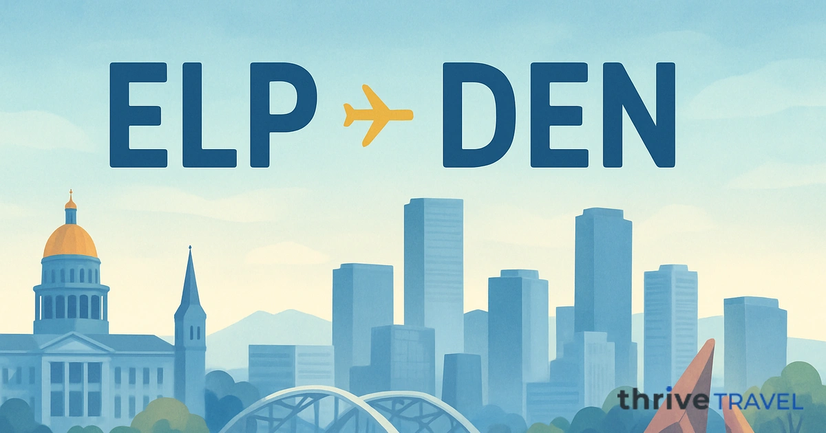 El Paso to Denver