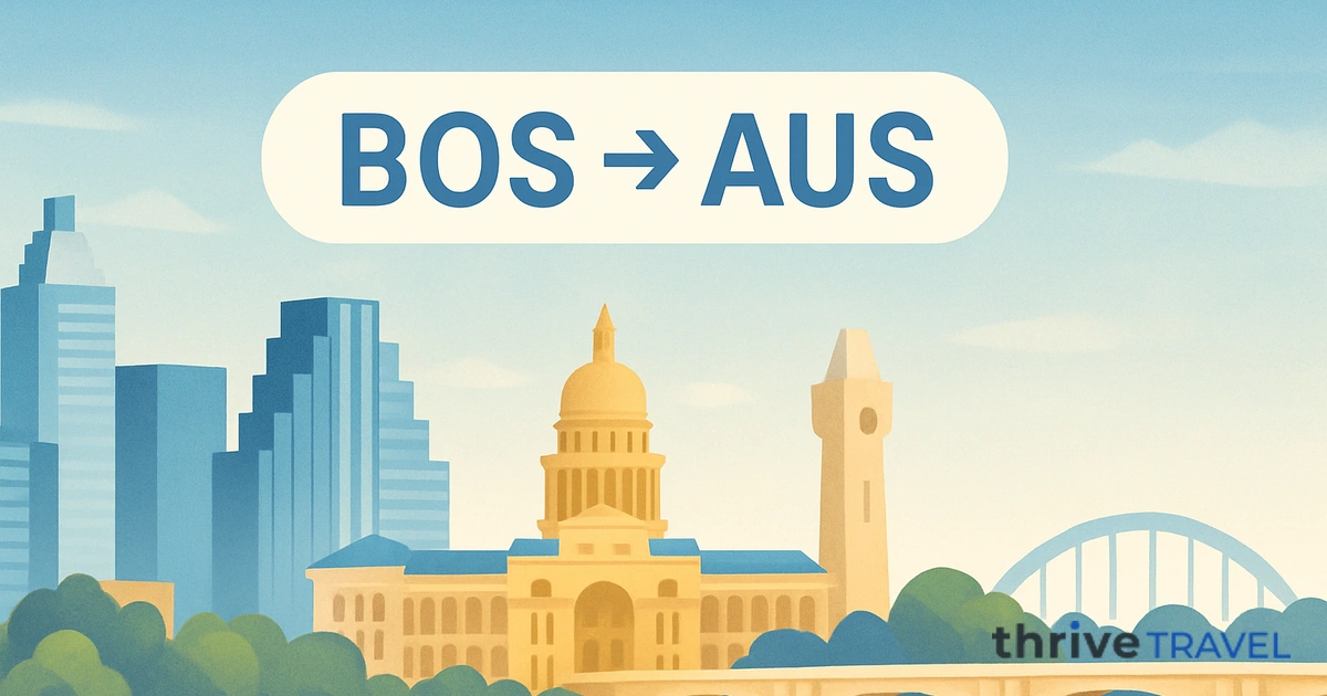 Boston to Austin