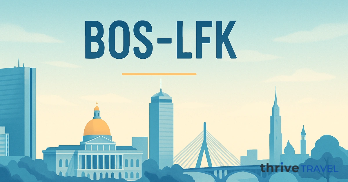 Boston to Lufkin