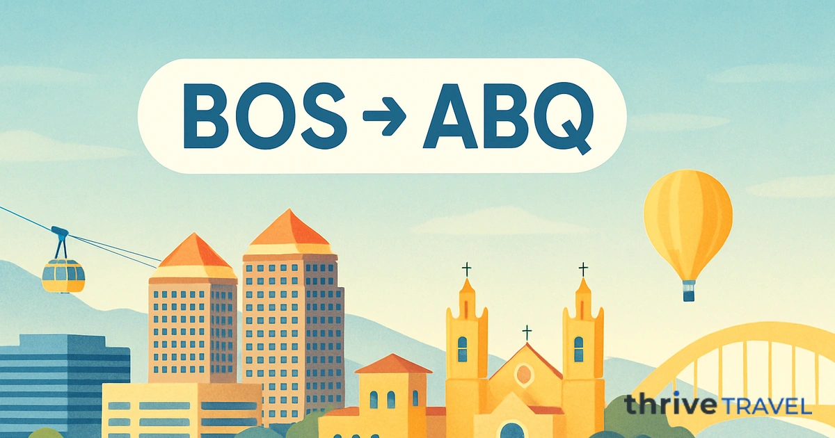 Boston to Albuquerque