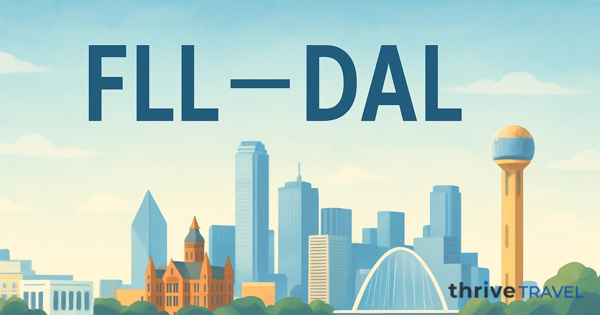 Fort Lauderdale to Dallas