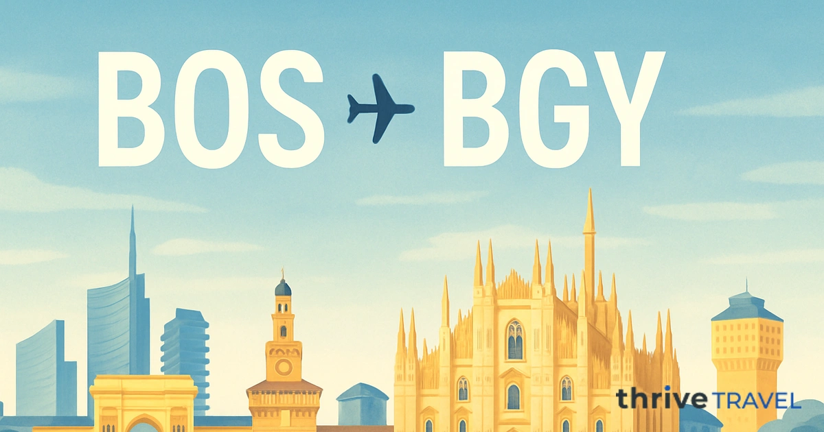 Boston to Bergamo