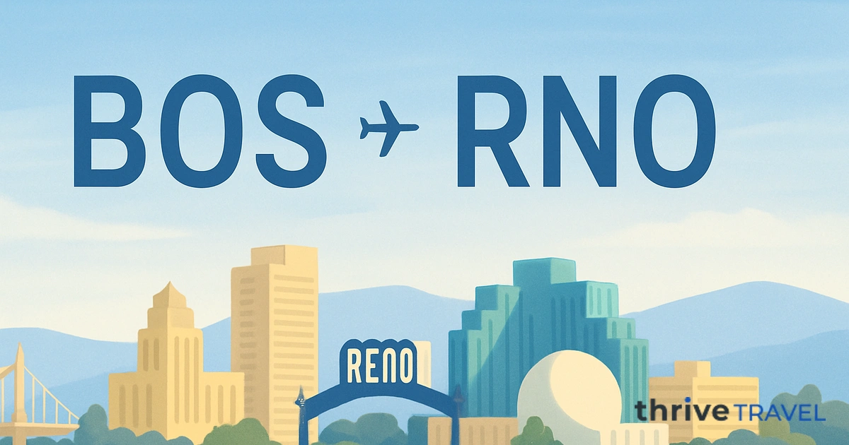 Boston to Reno