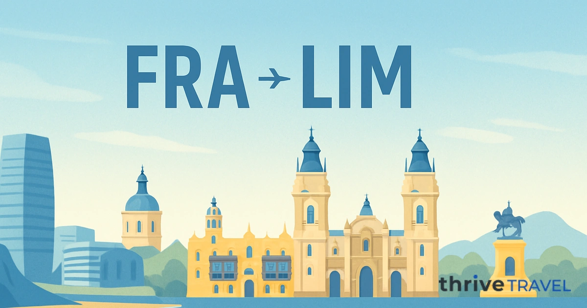 Frankfurt to Lima