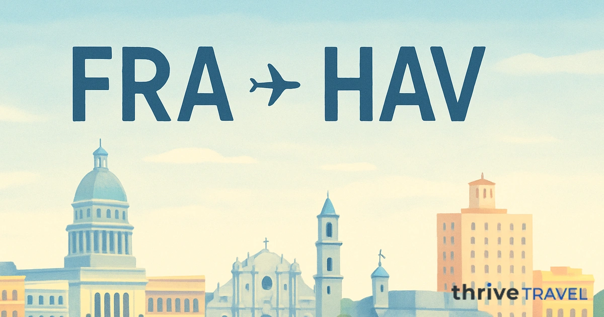 Frankfurt to Havana
