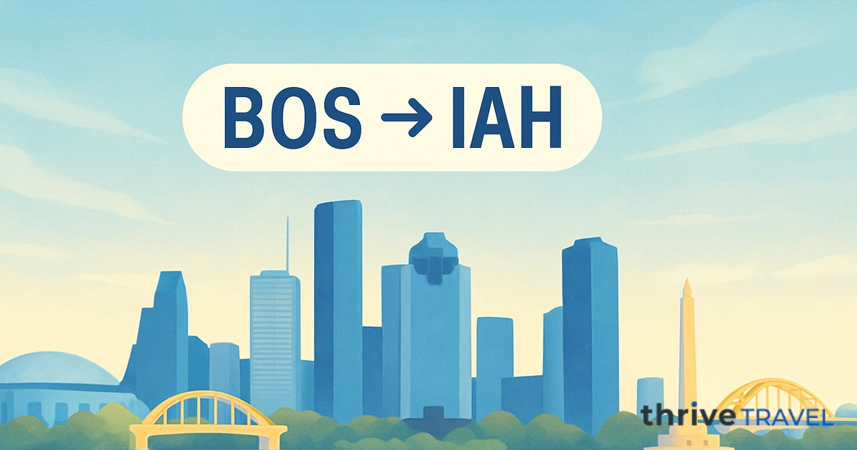 Boston to Houston